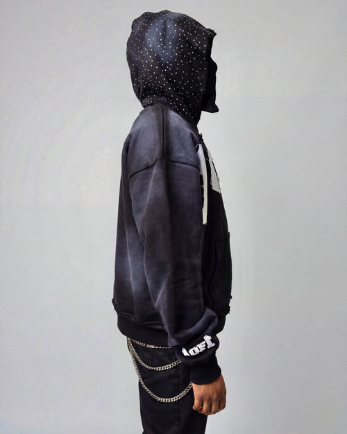 1of1 Rhinestone hoodie